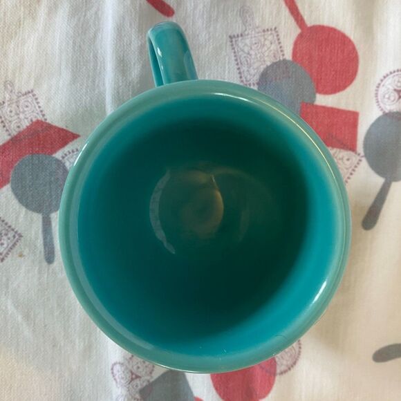 Fiestaware Turquoise Classic 7 ¾ oz Tea Cup - Picture 4 of 4